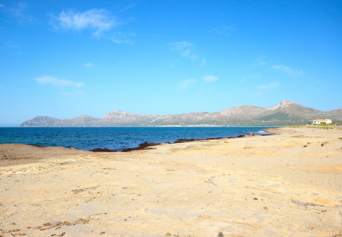 Preciosa vista de la playa desde la casa 