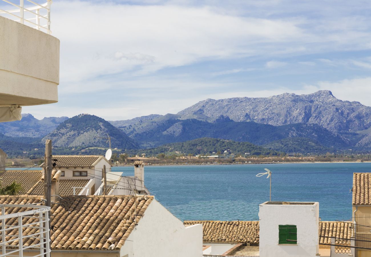 Casa vacacional con vistas al mar en Alcudia 