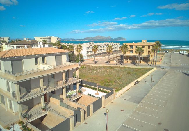 Foto aerea de la villa en Can Picafort Mallorca Foto aerea de la villa en Can Picafort Mallorca