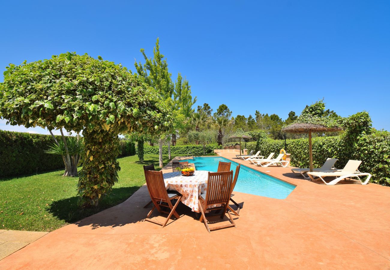 Finca vacacional con piscina y jardin agradables