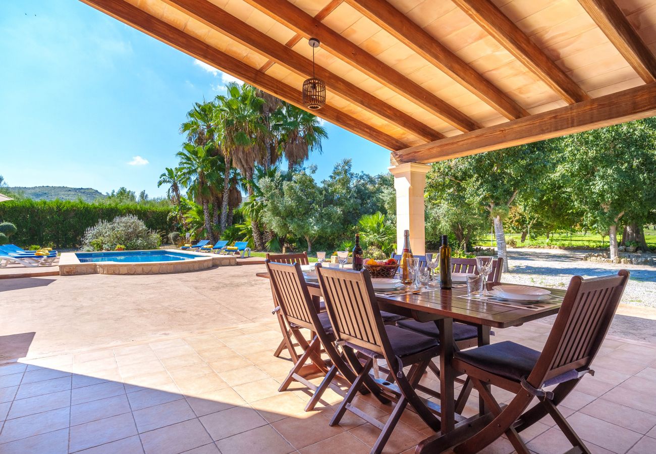 Finca en Alcudia con piscina