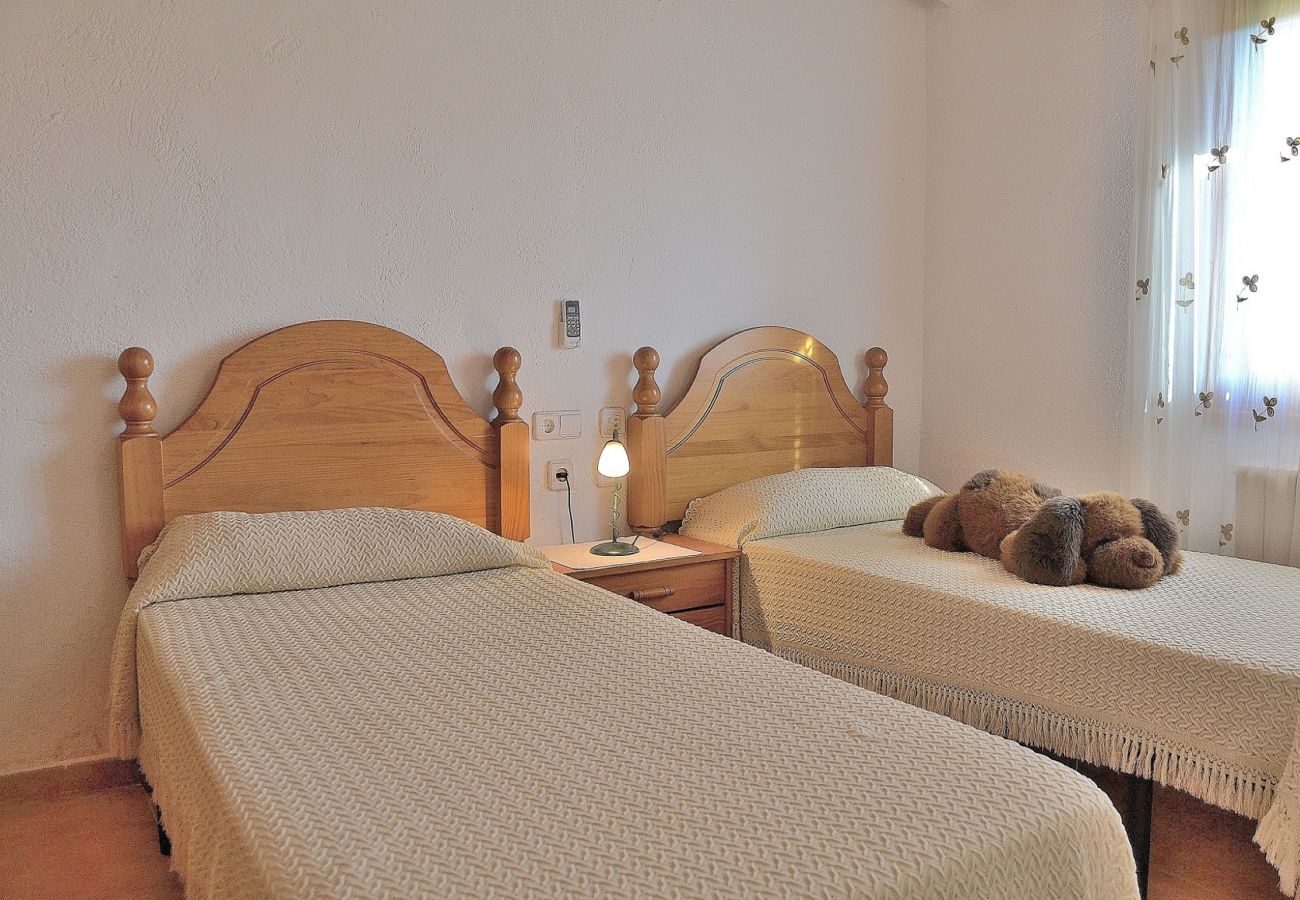 Die Finca  hat ein Zimmer mit zwei Betten