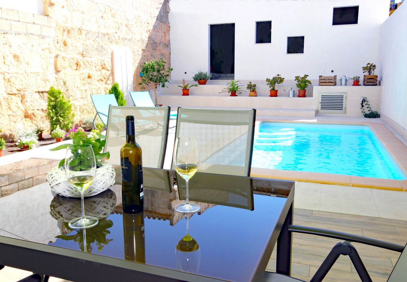 The Townhouse has a terrace with pool
