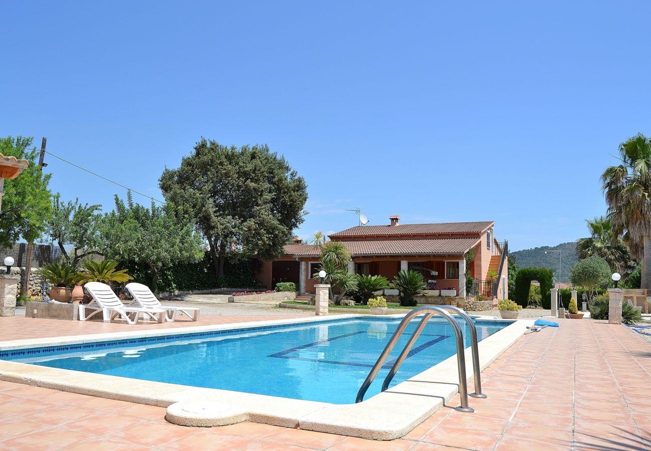 The villa is located in Inca and it has a large pool perfect for 6 persons
