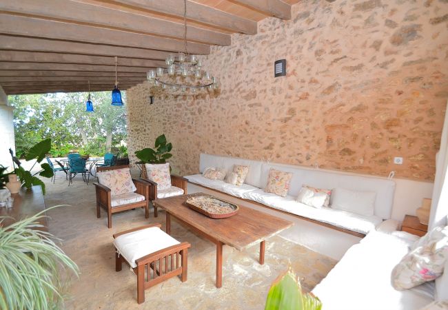 The finca has a Majorcan style