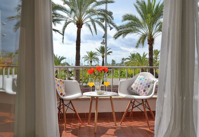 Terrace, views, sea, Majorca