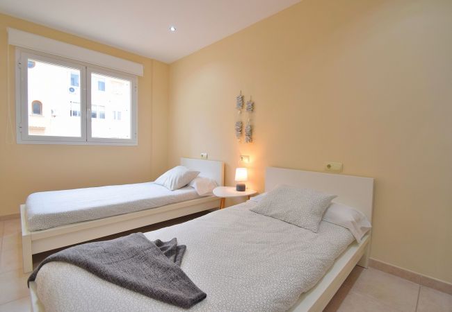 Bedroom of the villa in Can Picafort close to the beach Bedroom of the villa in Can Picafort close to the beach