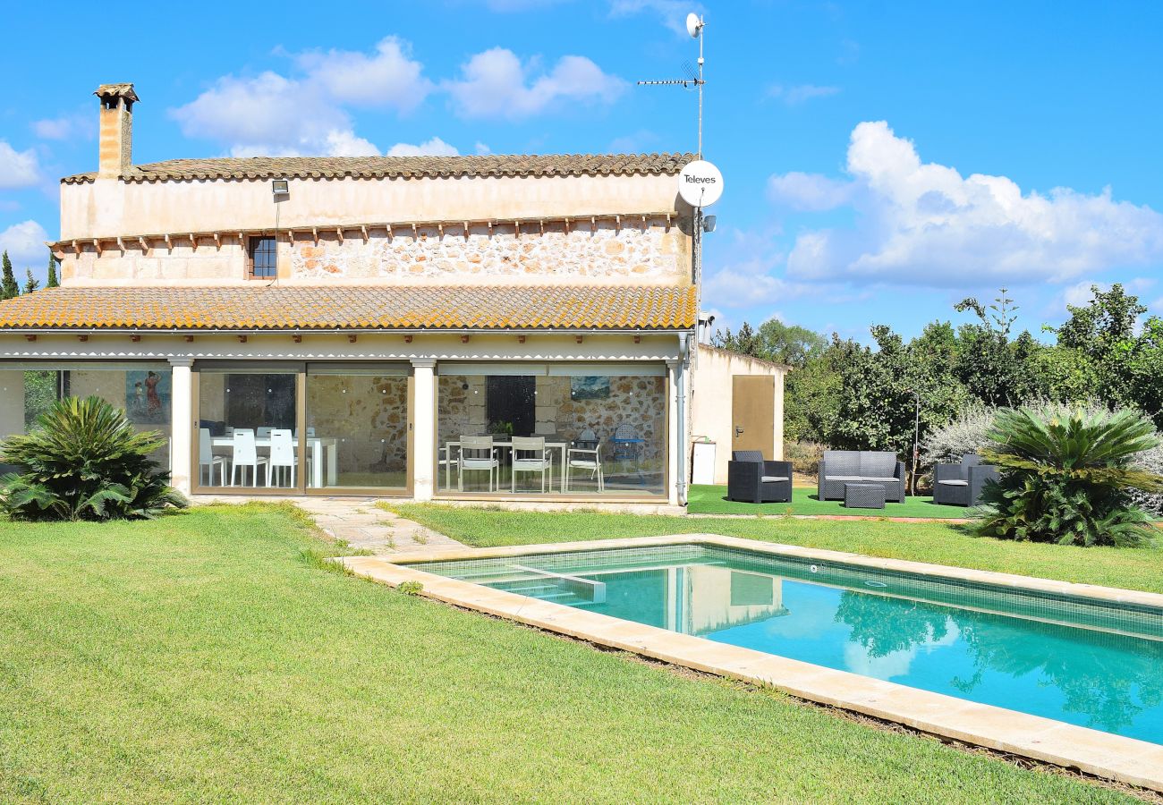 Holiday house surrounded by nature, with swimming pool and large garden.