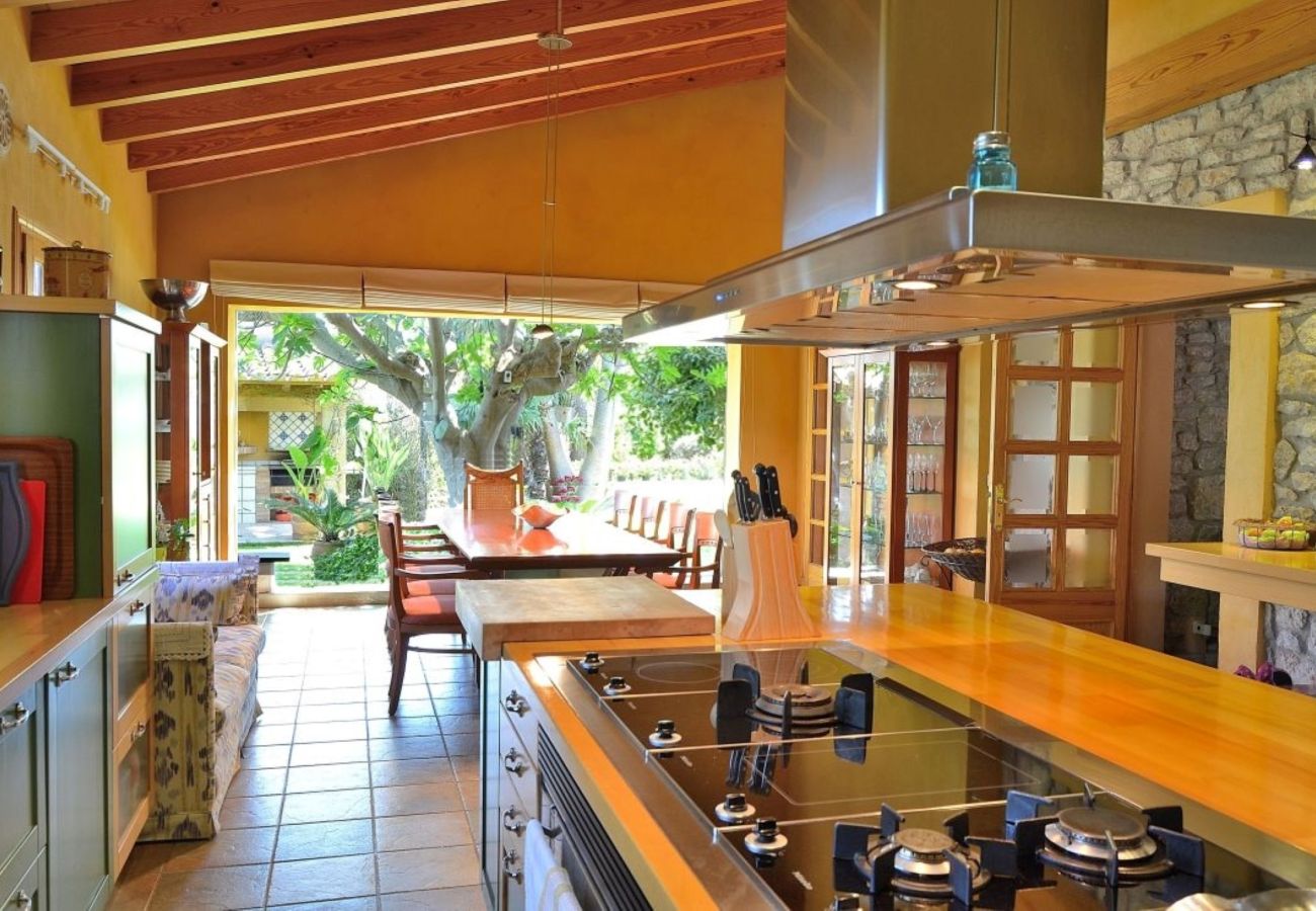 villa Majorca, swimming pool, modern kitchen, jacuzzi